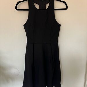 Lulu’s Black Cutout Skater Dress